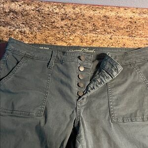 Universal Thread Olive Button-Fly Pants